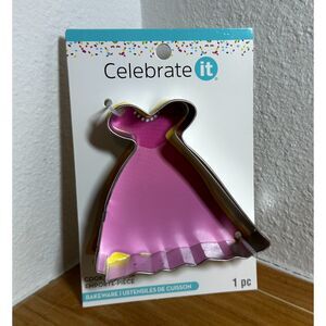 Celebrate It! Princess Gown Cookie Cutter NWT